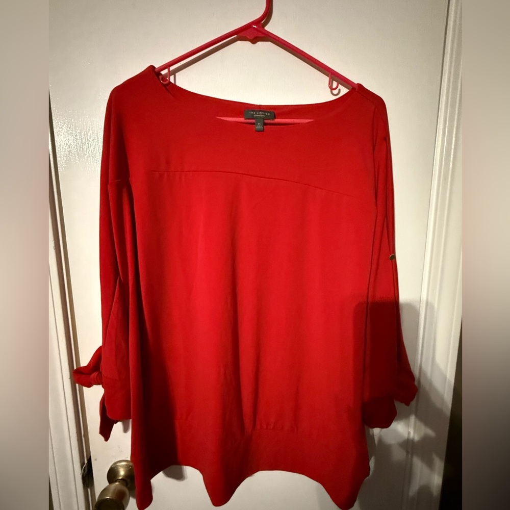Women’s top - red - open tops sleeves- size 1x